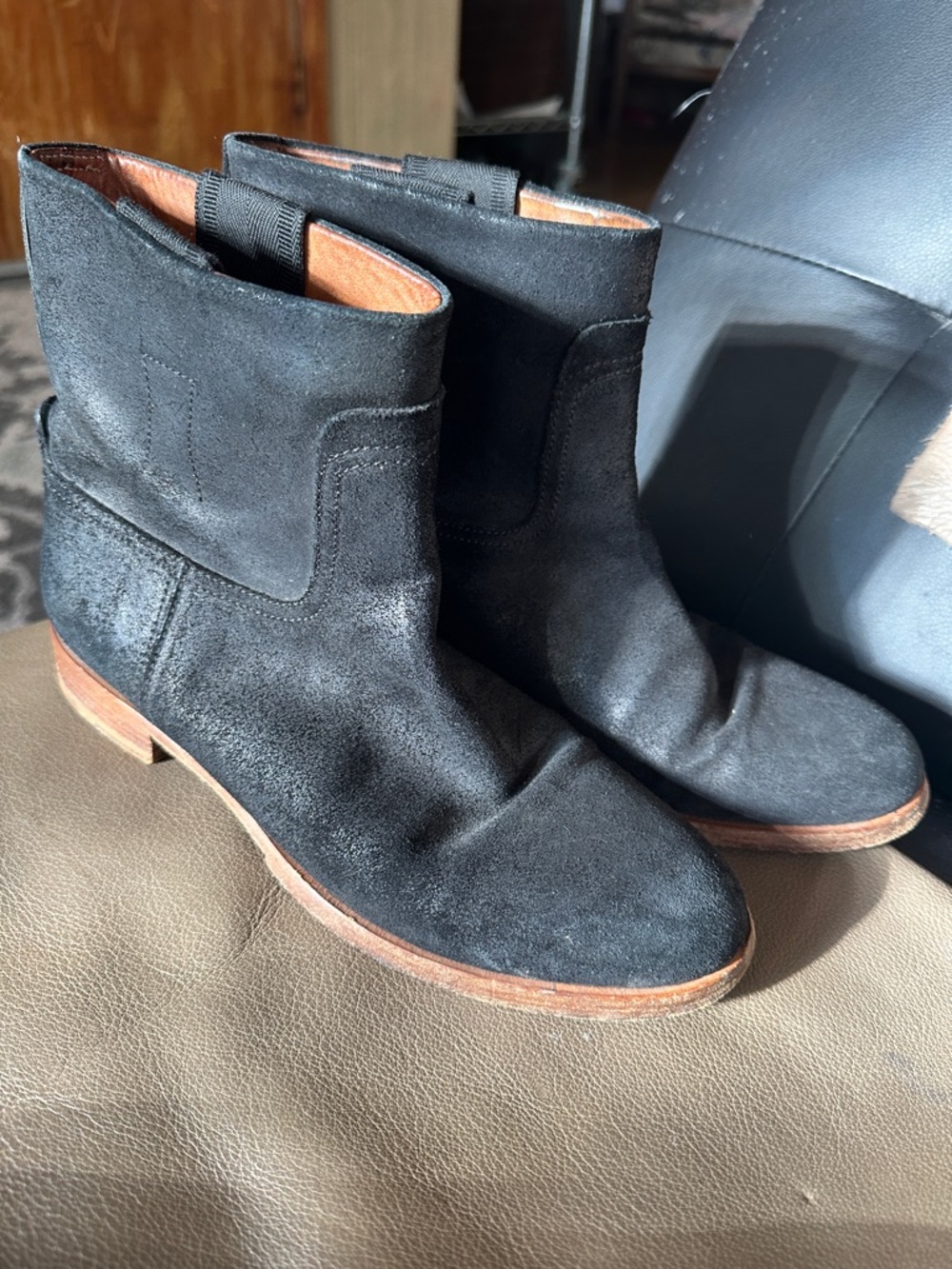 rag & bone Black Leather Boots